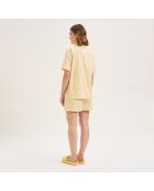 Pyjama en coton Essentiv paille