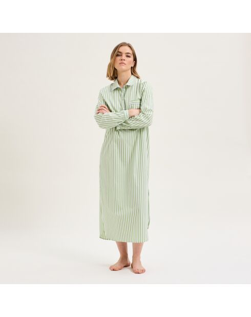 Liquette en coton Essentir jade