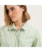 Liquette en coton Essentir jade