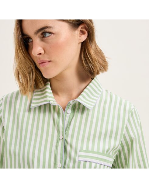 Liquette en coton Essentir jade