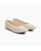 Pantofole Ballerine color crema