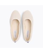 Pantofole Ballerine color crema