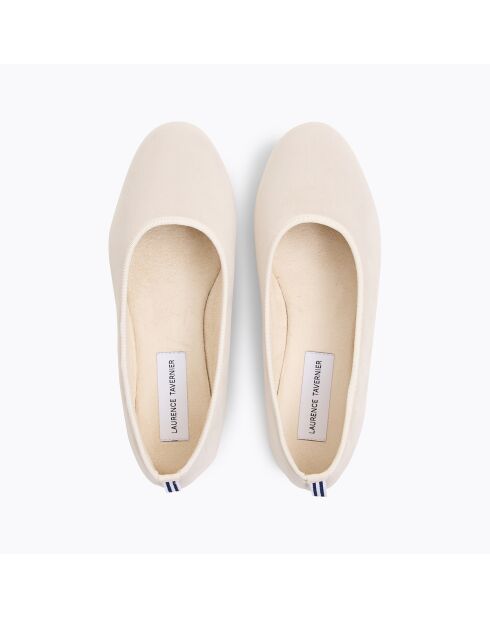 Pantofole Ballerine color crema
