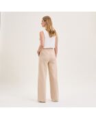 Pantalon en coton Emma dune