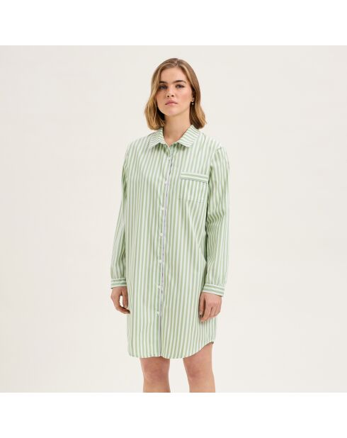 Liquette en coton Essentir jade