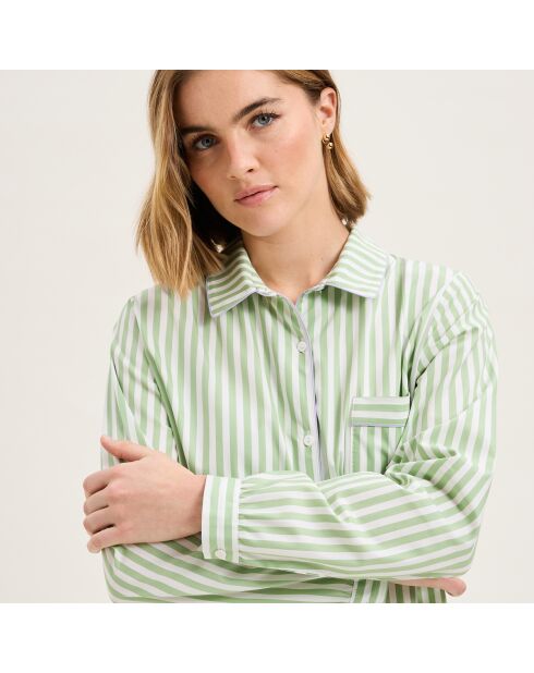 Liquette en coton Essentir jade