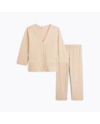 Pyjama en coton Eleonore dune