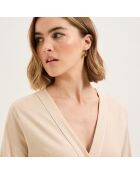 Pyjama en coton Eleonore dune