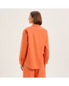 Chemise en coton Sixtine orange