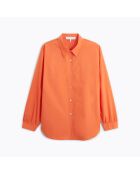 Chemise en coton Sixtine orange