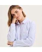 Liquette en coton Essentir bleue