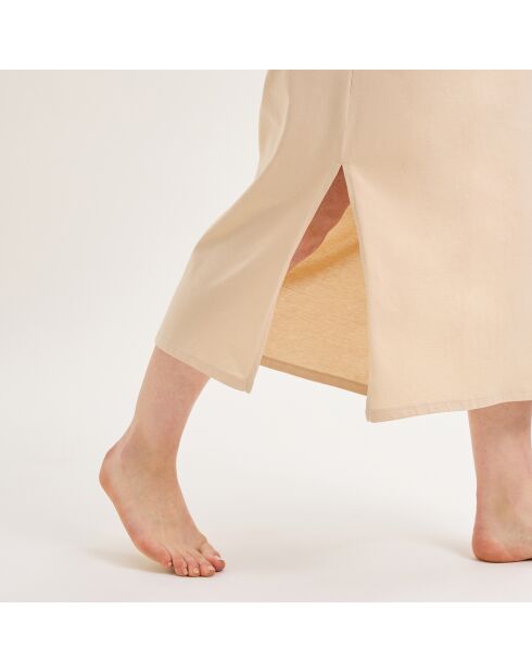 Chemise de nuit en coton Eleonore dune