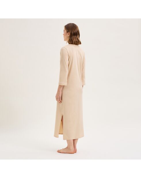 Chemise de nuit en coton Eleonore dune