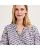 Pyjama en coton Camille bleu