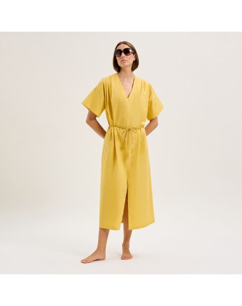 Robe longue en coton Sixtine sunshine