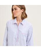 Liquette en coton Essentir bleue