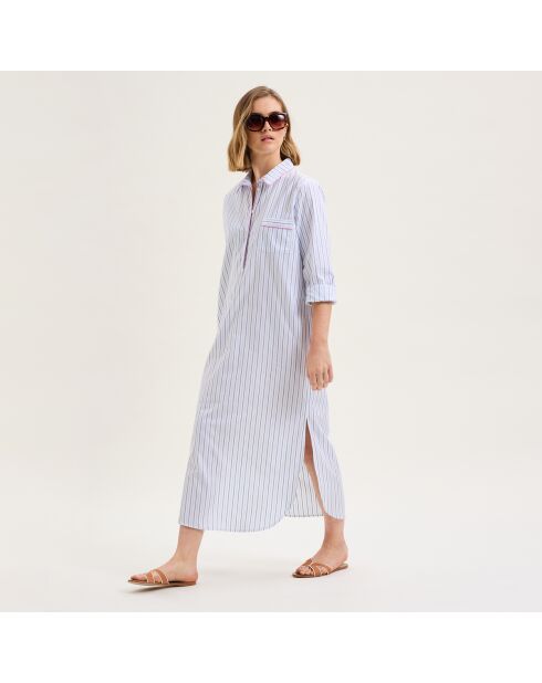 Liquette en coton Essentir bleue