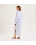 Liquette en coton Essentir bleue