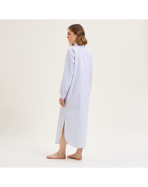 Liquette en coton Essentir bleue