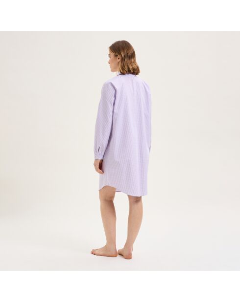 Liquette en coton Essentiv mauve