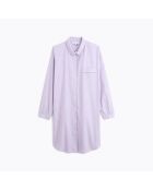 Liquette en coton Essentiv mauve