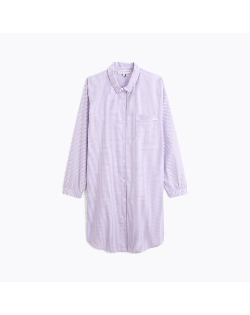 Liquette en coton Essentiv mauve