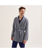 Veste D Interieur en coton Leopold nuit
