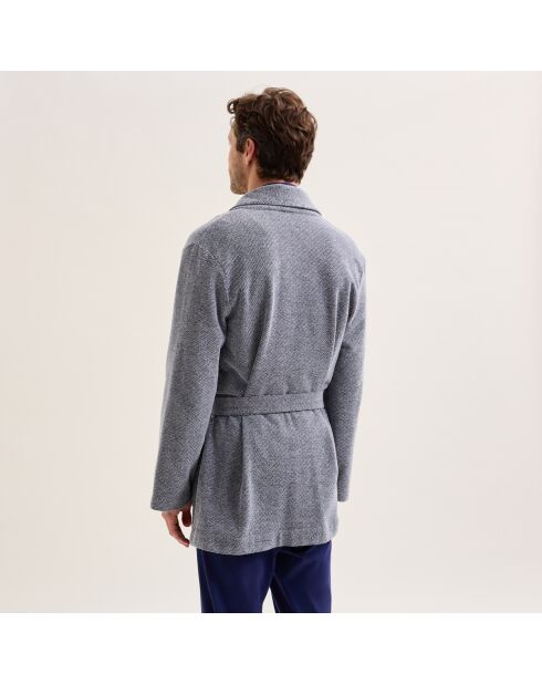 Veste D Interieur en coton Leopold nuit