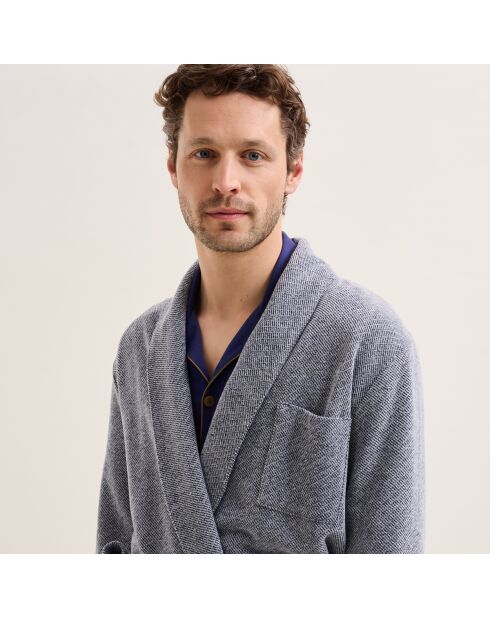 Veste D Interieur en coton Leopold nuit