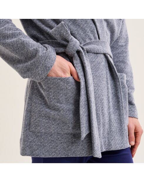 Veste D Interieur en coton Leopold nuit