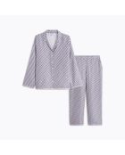 Pyjama en coton Camille bleu