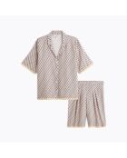 Pyjama en coton Mathilde dune