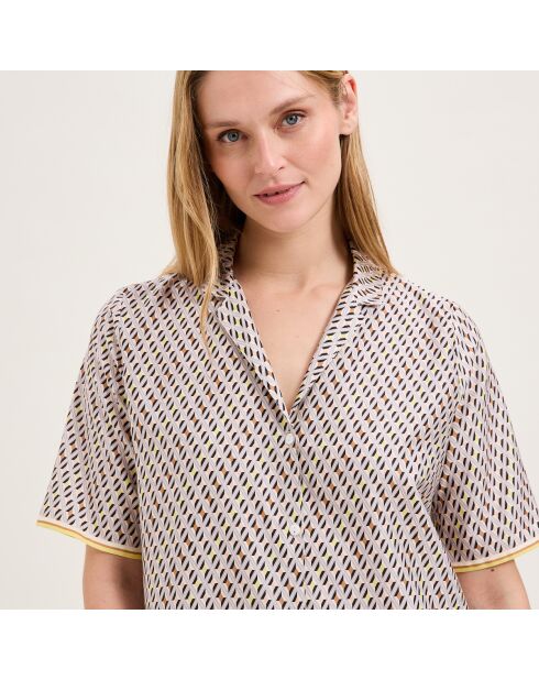 Pyjama en coton Mathilde dune