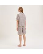Pyjama en coton Mathilde dune