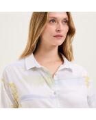 Liquette en coton Horizons blanche