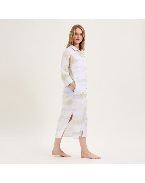 Liquette en coton Horizons blanche