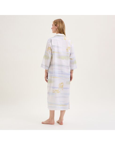 Liquette en coton Horizons blanche