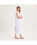 Chemise de nuit en coton Apolline blanche