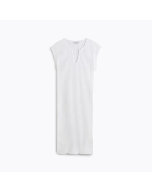 Chemise de nuit en coton Apolline blanche