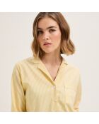 Pyjama en coton Essentiv paille