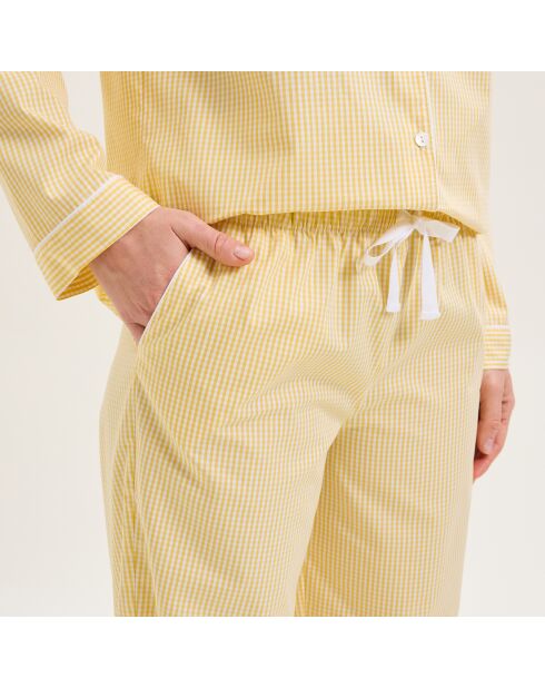 Pyjama en coton Essentiv paille