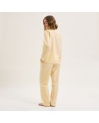 Pyjama en coton Essentiv paille