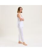 Pyjama en coton Eleonore blanc