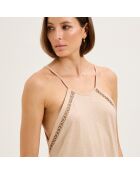 Pyjama en coton Mathilde dune