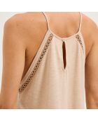 Pyjama en coton Mathilde dune