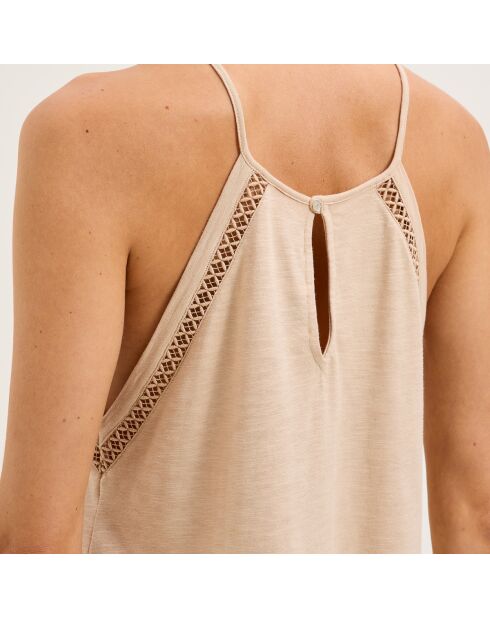 Pyjama en coton Mathilde dune