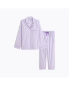 Pyjama en coton Essentiv mauve