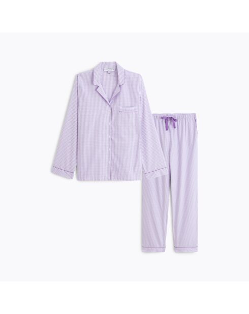 Pyjama en coton Essentiv mauve