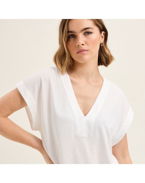 Pyjama en coton Romane écru