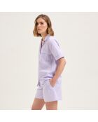 Pyjama en coton Essentiv mauve